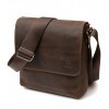 Кожаная мужская сумка GRANDE PELLE Crazy Horse (GP0432brown)